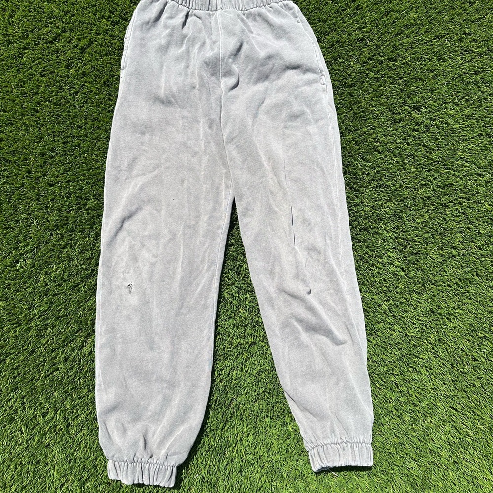 Brandy Melville Gray Track Pants Relaxed Fit